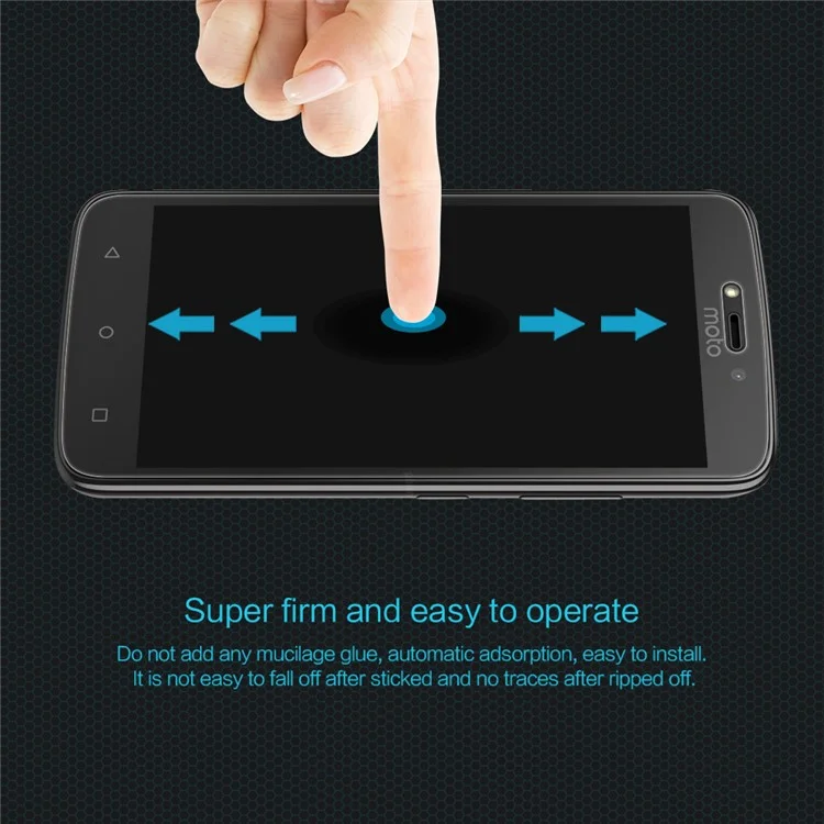 NILLKIN Amazing H Tempered Glass Screen Protector Anti-Explosion for Motorola Moto C Plus