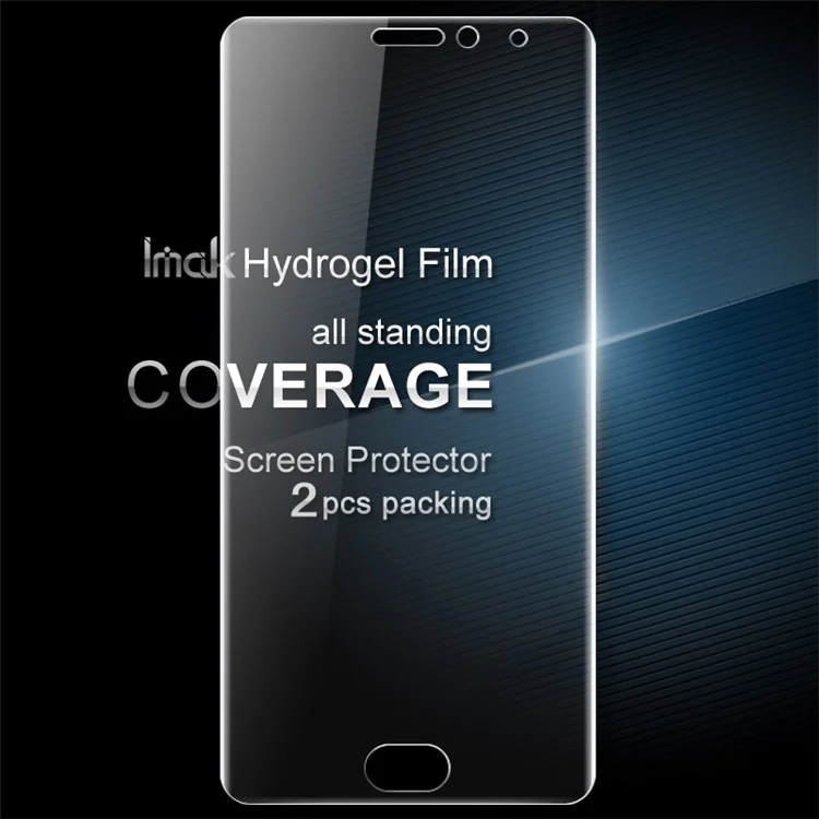 IMAK 2Pcs Packing Full Screen Complete Covering Soft Hydrogel Protector Film for Meizu Pro 7