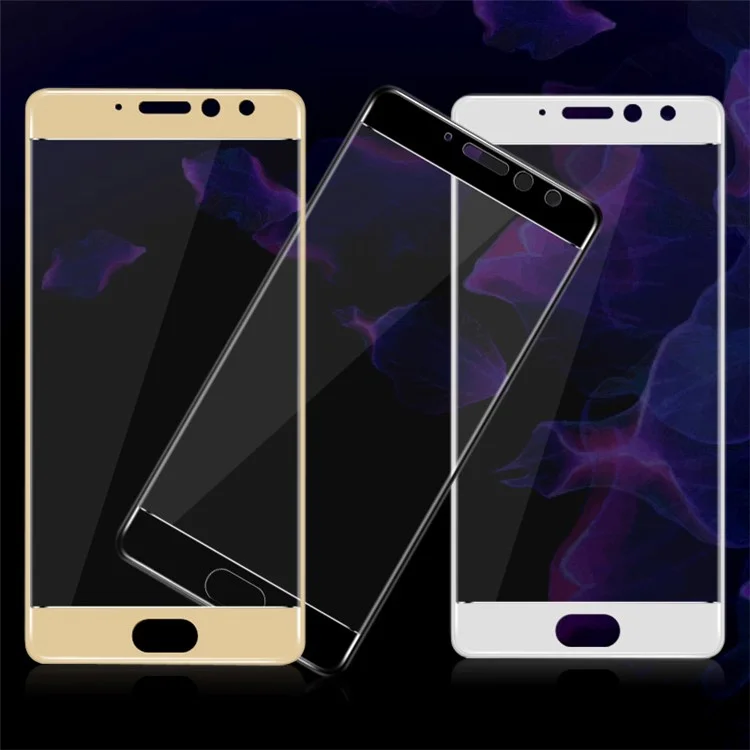 IMAK Full Cover Tempered Glass Screen Protector Guard for Meizu PRO 7 - Gold