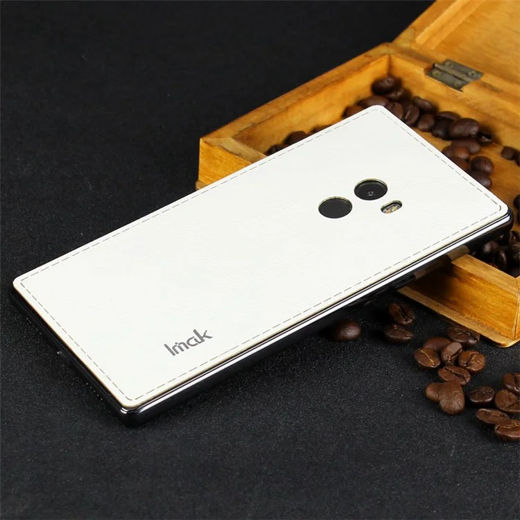 IMAK BelleArti Back Sticker Filmy Leather Decal for Xiaomi Mi Mix - White