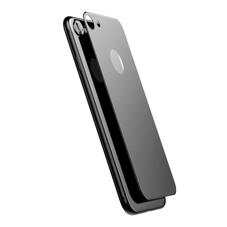 BASEUS Matte 0.33mm 3D Full Glue Tempered Glass Back Protector for iPhone 7 4.7 inch - Black