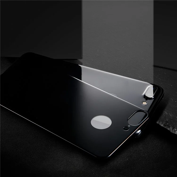 BASEUS 0.33mm Matte 3D Full Glue Tempered Glass Back Protector for iPhone 8 Plus / 7 Plus - Black