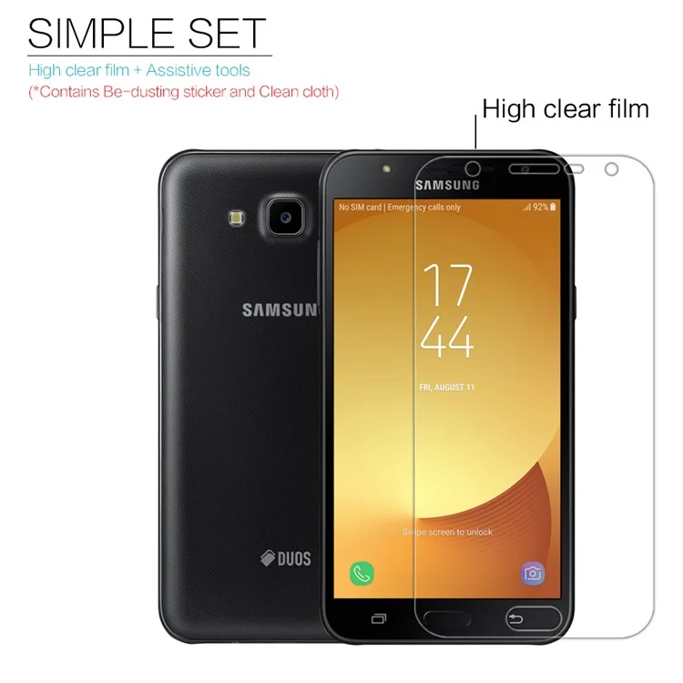 NILLKIN for Samsung Galaxy J7 Nxt Anti-fingerprint HD LCD Screen Protector Mobile Film