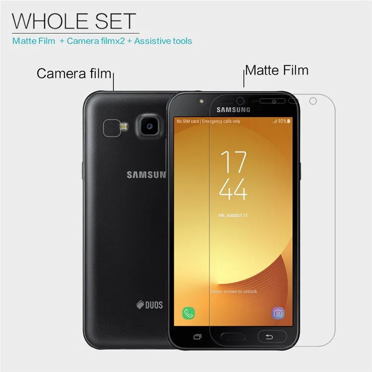 NILLKIN Matte Anti-scratch LCD Screen Protector Film for Samsung Galaxy J7 Nxt