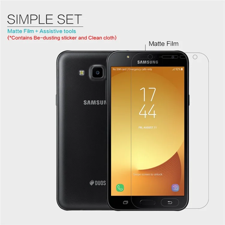 NILLKIN Matte Anti-scratch LCD Screen Protector Film for Samsung Galaxy J7 Nxt