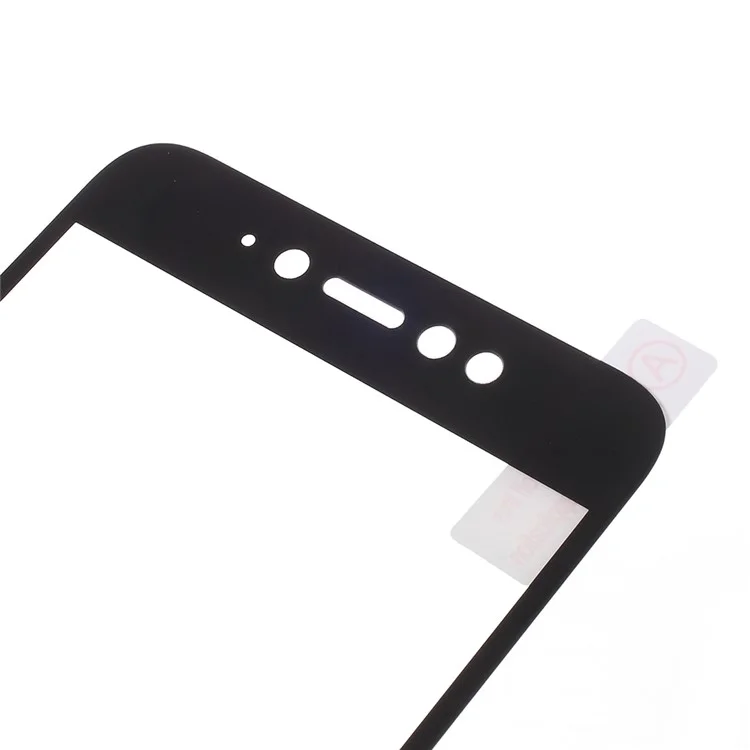 Full Size Silk Print Tempered Glass Screen Protector Film for Xiaomi Redmi Note 5A - Black