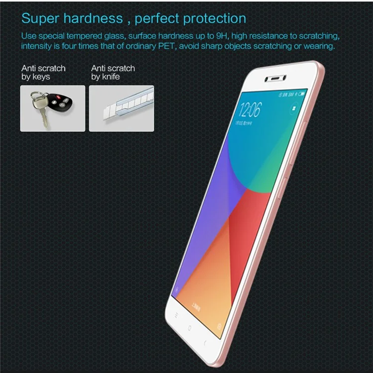 NILLKIN Amazing H Anti-explosion Tempered Glass Screen Protector for Xiaomi Redmi Note 5A