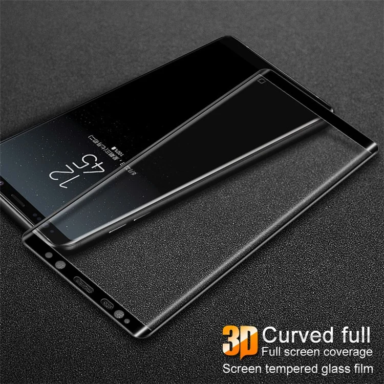 IMAK for Samsung Galaxy Note 8 N950 3D Curved Full Cover Tempered Glass Screen Protector - Black