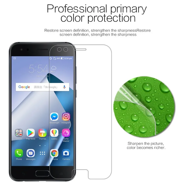 NILLKIN Ultra Clear Anti-fingerprint LCD Screen Film for Asus ZenFone 4 (ZE554KL)