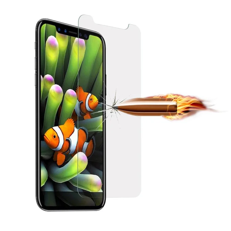 ANGIBABE 2.5D 0.3mm Panzerglas Schutzfolie für iPhone Xs / X/10 5.8-Zoll - Transparent