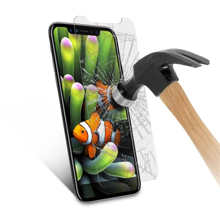 ANGIBABE 2.5D 0.3mm Panzerglas Schutzfolie für iPhone Xs / X/10 5.8-Zoll - Transparent
