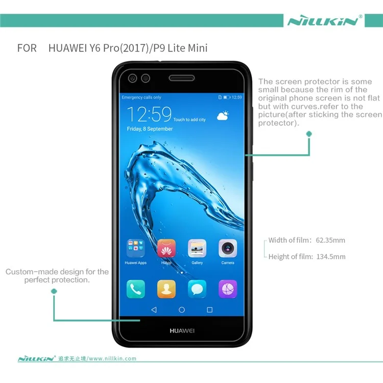 NILLKIN Película protectora de pantalla mate antiarañazos para Huawei P9 lite mini / Enjoy 7 / Y6 Pro (2017)