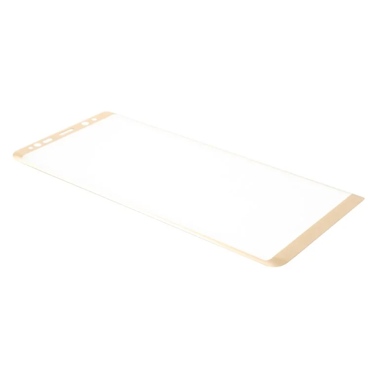 9H Curved Edge Full Coverage Tempered Glass Screen Protector for Samsung Galaxy Note 8 SM-N950 - Gold