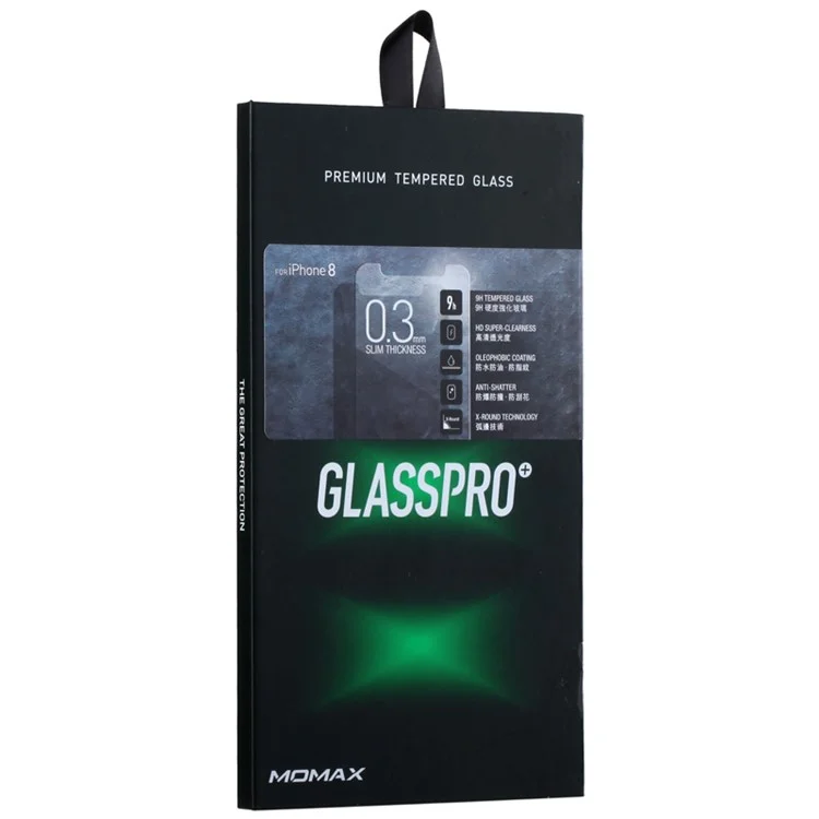 Momax 0.3mm 9H Anti-explosion Tempered Glass Film for iPhone X (Ten)