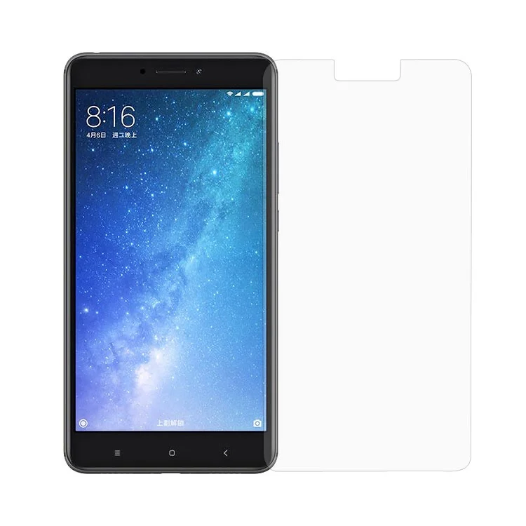 Para Xiaomi Mi Max 2 Tempo de Vidro Temperado Filme de Proteção de Protetor de Vidro 0,3mm Arc Edge