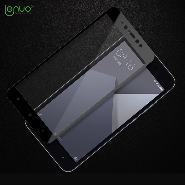 LENUO CF HD Clear Soft Edge Full Screen Tempered Glass Protection Film for Xiaomi Redmi Note 5A - Black