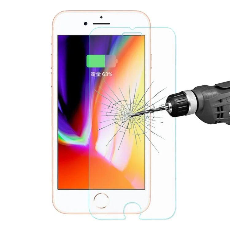 HAT PRINCE 0.26mm 9H Full Coverage Tempered Glass Screen Protector Film (2.5D Arc Edge) for iPhone 8 Plus / 7 Plus 5.5 inch