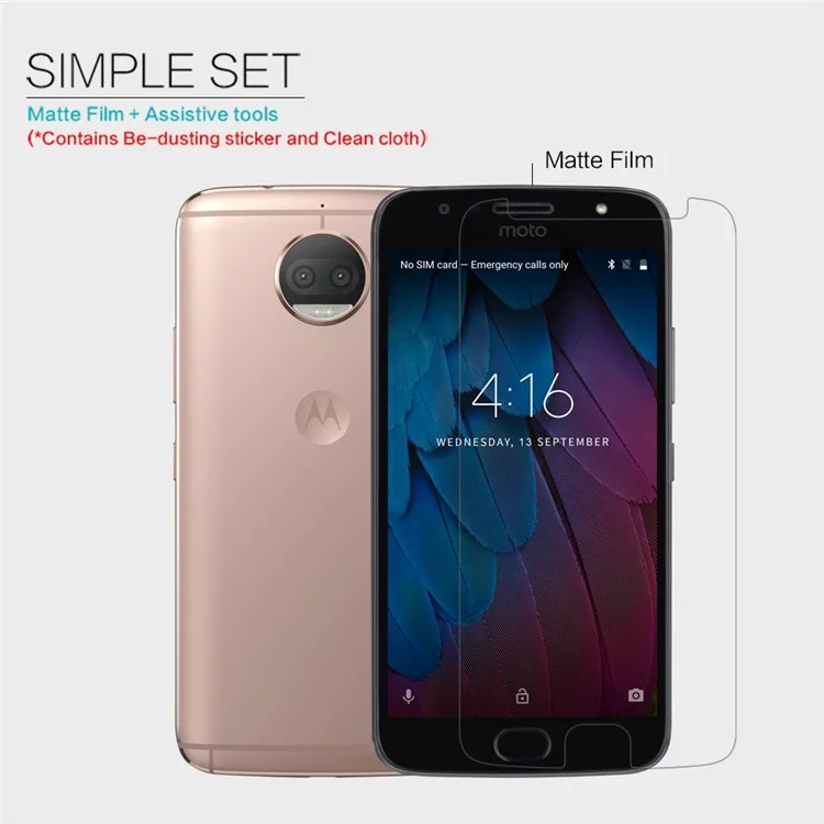 NILLKIN Matte Anti-scratch Screen Guard Film for Motorola Moto G5S Plus