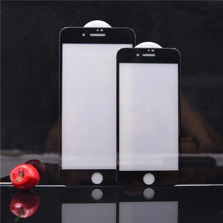 PDGD Silk Print 3D 0.3mm Curved Full Size Tempered Glass Screen Protector for iPhone 8 4.7inch - Black