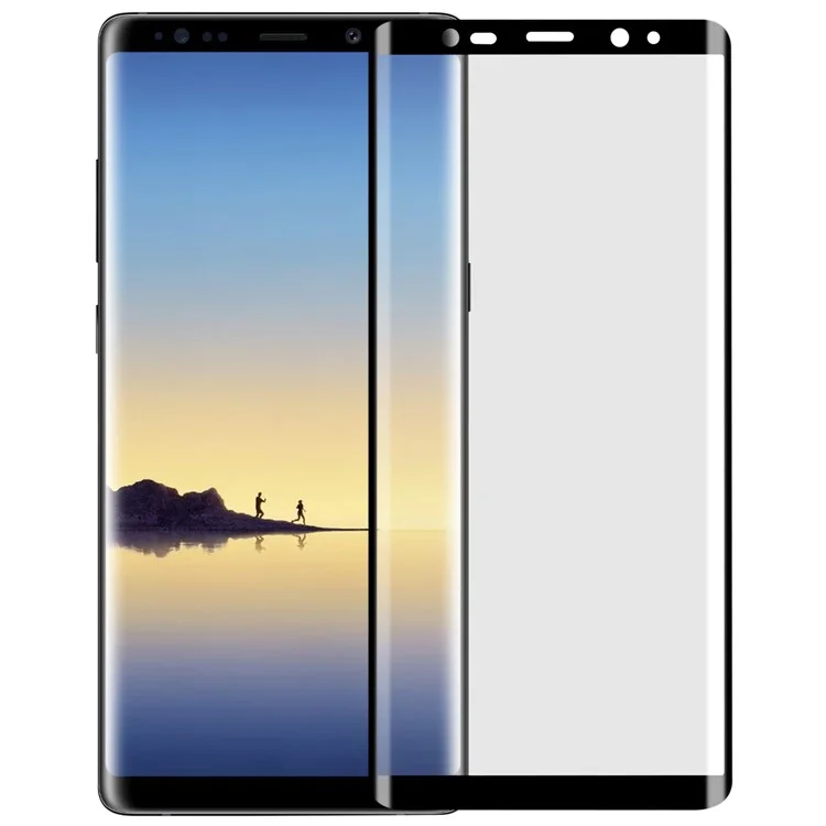 MOMAX 0.3mm 3D Anti-explosion Full Screen Coverage Tempered Glass Film for Samsung Galaxy Note 8 SM-N950 - Black