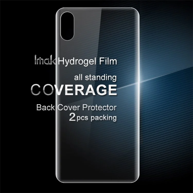 IMAK 2PCS Soft Hydrogel Back Protector Shield Films for iPhone X