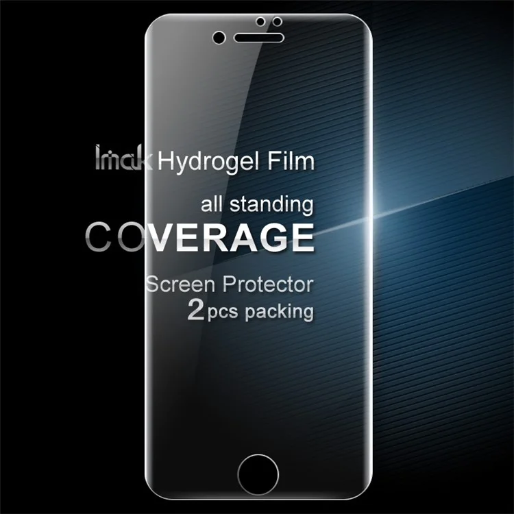 IMAK 2PCS Packing for iPhone 8 / 7 Soft Hydrogel Full Screen Protector Film