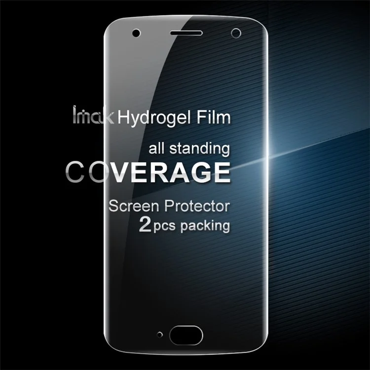 IMAK 2PCS Packing for Motorola Moto X4 Soft Hydrogel Full Screen Protector Shield Film