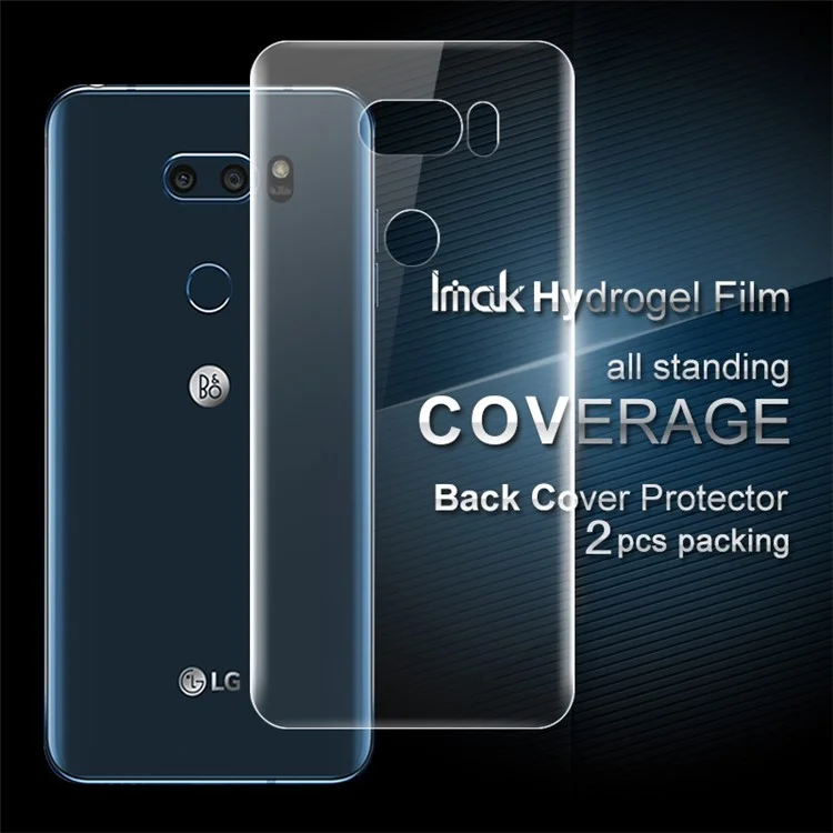 IMAK 2PCS Soft Hydrogel Back Protector Shield Films for LG V30