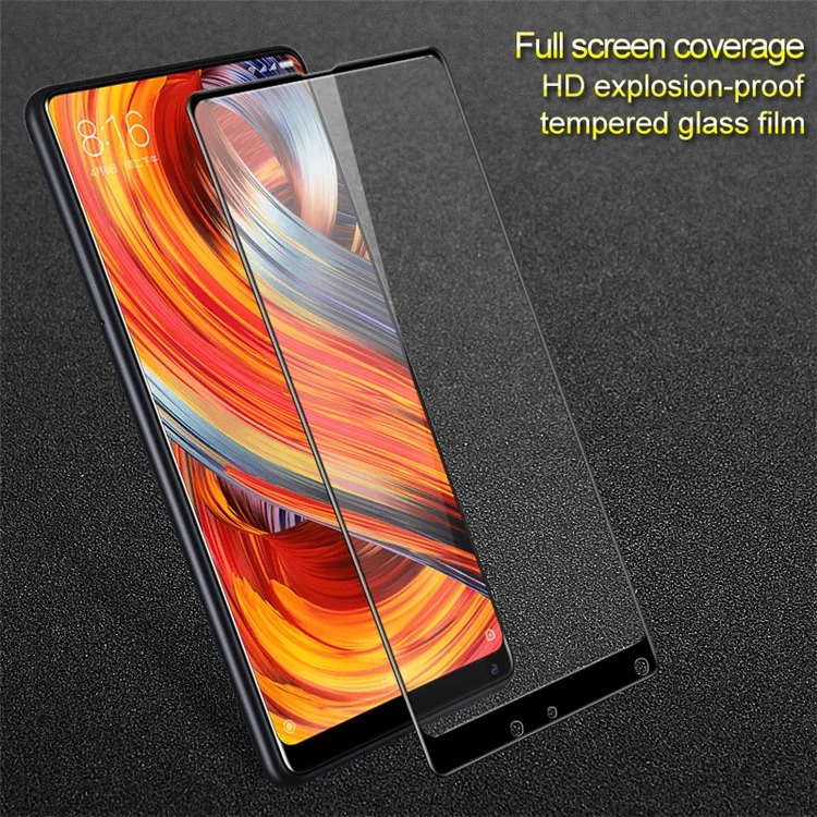 IMAK Full Size Tempered Glass Screen Protector Guard for Xiaomi Mi Mix 2
