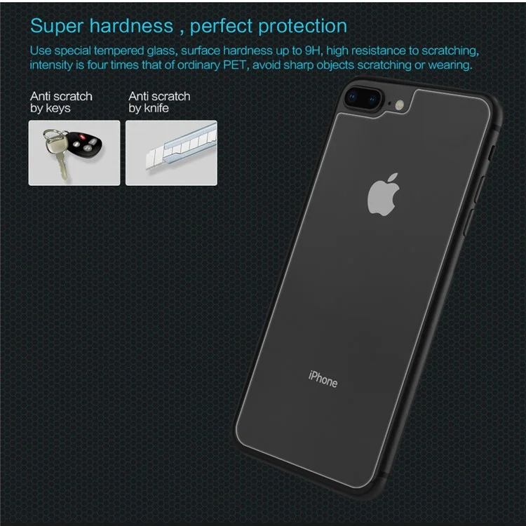 NILLKIN Amazing H Anti-explosion Back Tempered Glass Guard Film for iPhone 8 Plus 5.5 inch