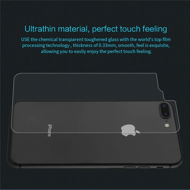 NILLKIN Amazing H Anti-explosion Back Tempered Glass Guard Film for iPhone 8 Plus 5.5 inch