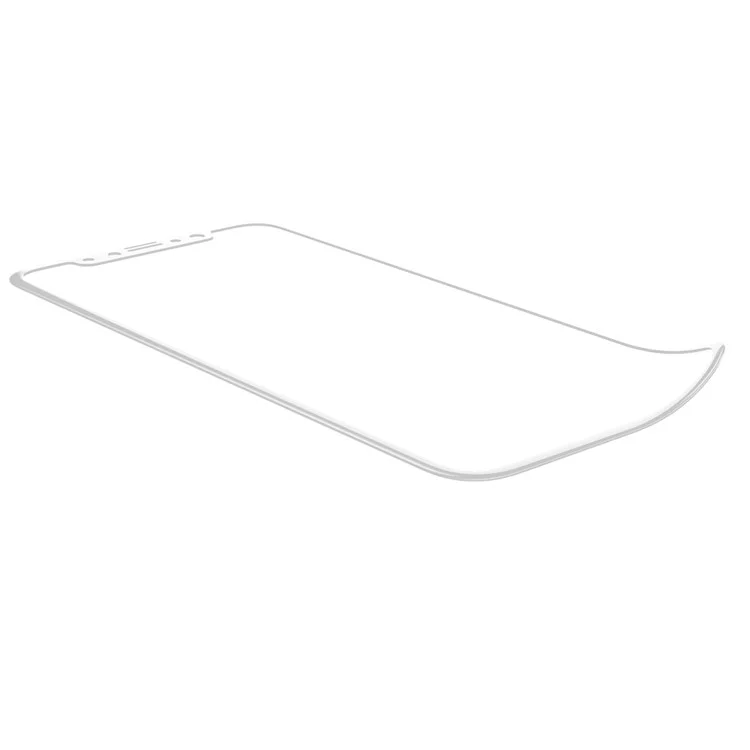 BASEUS Anti-blue-ray 0.23mm Soft PET Full Glue Full Screen Coverage Tempered Glass Protector Film for iPhone X 5.8 inch - White
