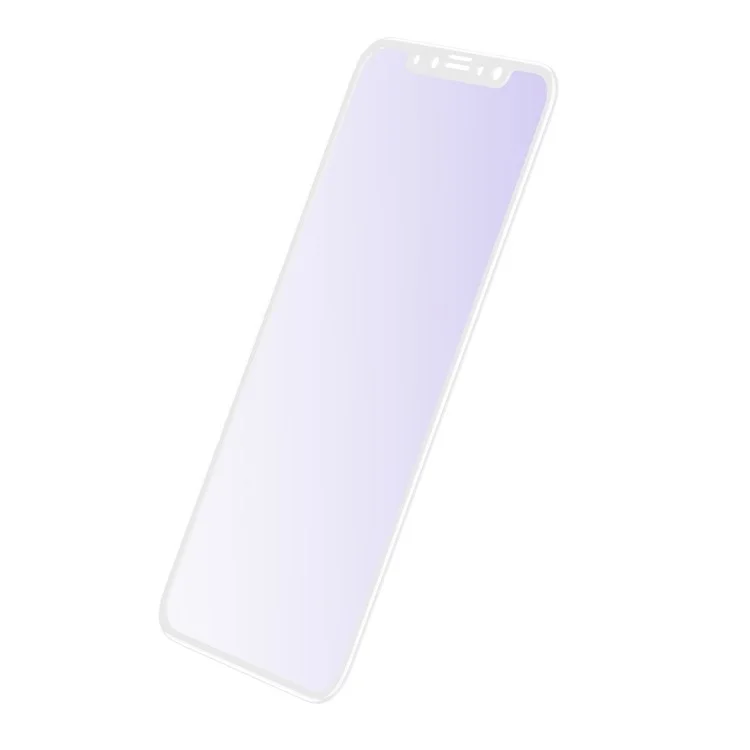 BASEUS Anti-blue-ray 0.23mm Soft PET Full Glue Full Screen Coverage Tempered Glass Protector Film for iPhone X 5.8 inch - White