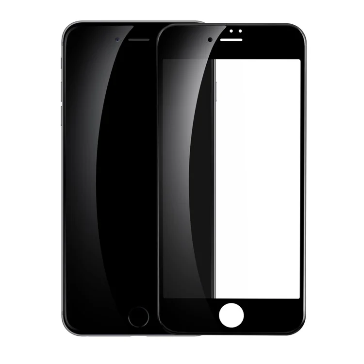 BASEUS 0.23mm 3D Curved Soft PET Full Glue Full Screen Tempered Glass Protector Film for iPhone 8/7 4.7 inch - Black
