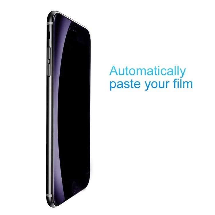 BASEUS 3D Curved Anti-blue-ray Soft PET Full Glue Full Screen Tempered Glass Protector for iPhone 8/7 - Black