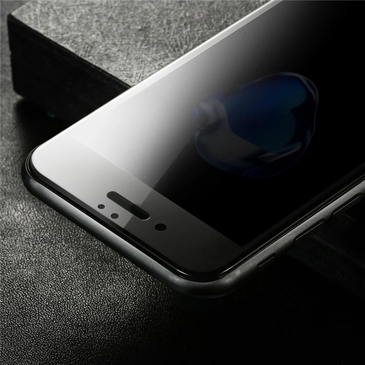 BASEUS Anti-spy Soft PET Full Size Full Glue Tempered Glass Screen Protector for iPhone 8 / 7 4.7 inch - Black