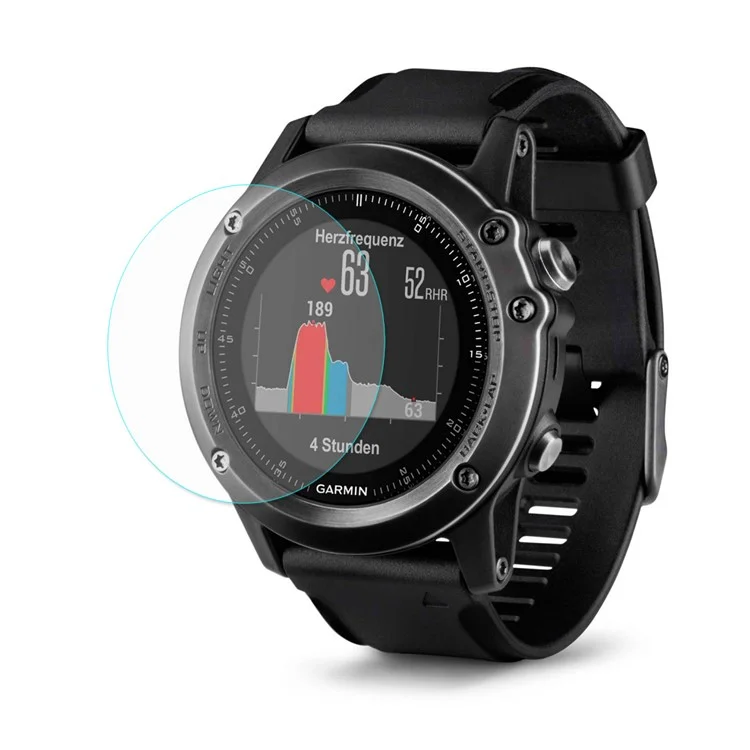 Chapéu Príncipe 2PCS / Conjunto 2.15D 0.2mm 9h Protetor de Tela de Vidro Temperado para Garmin Fenix 3 Hr Arc Edge