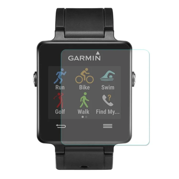 HAT PRINCE for Garmin Vivocative 2Pcs 0.2mm 9H Tempered Glass Screen Protector