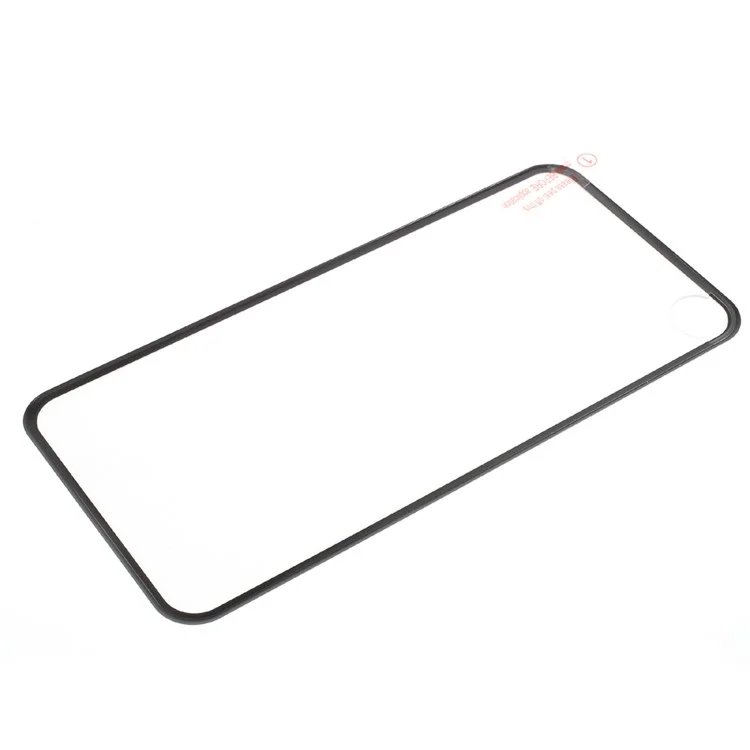 Brushed Back Titanium Alloy Tempered Glass Screen Guard Film for iPhone 8/iPhone 7/iPhone 6/iPhone 6s - Black