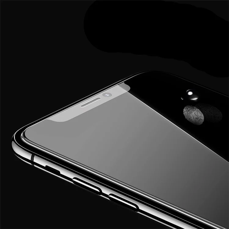 USAMS for iPhone X (Ten) 0.15mm Thin Clear Full Cover Tempered Glass Screen Protector 9H Guard