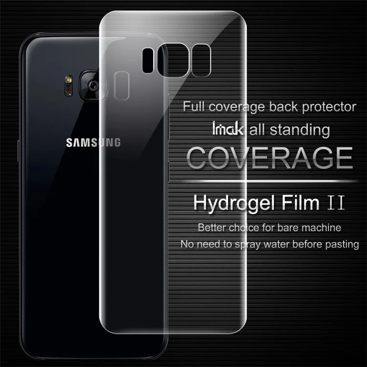 IMAK Soft Clearer Hydrogel Film II Full Cover Back Protector for Samsung Galaxy S8 SM-G950