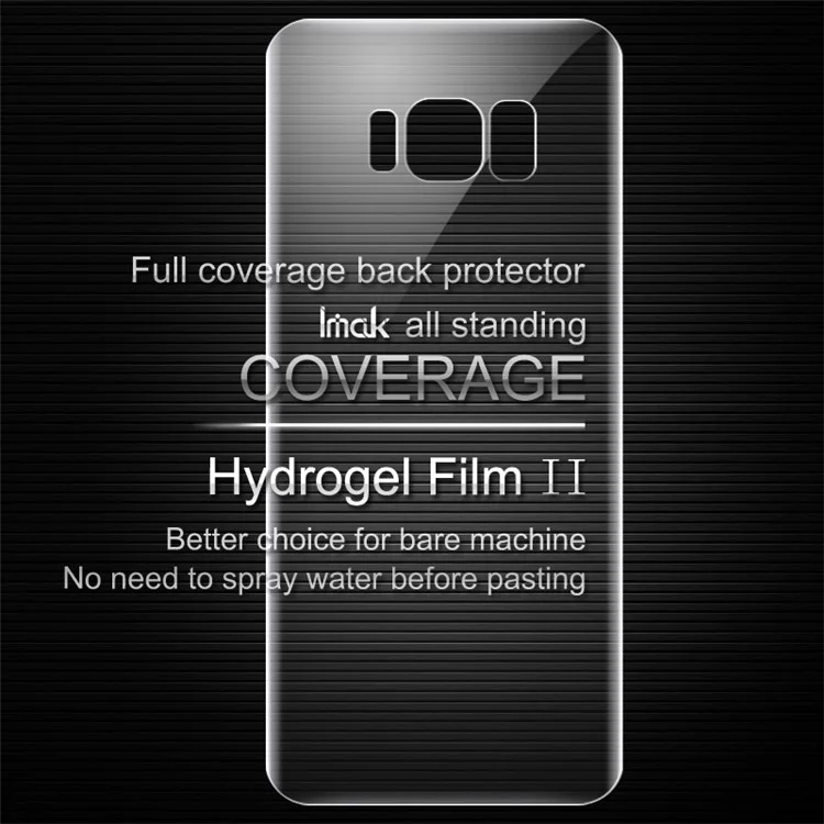 IMAK Soft Clearer Hydrogel Film II Full Cover Back Protector for Samsung Galaxy S8 SM-G950