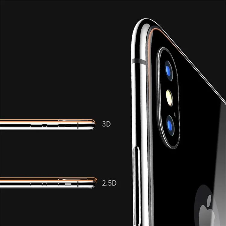 USAMS US-BH375 0.33mm 3D Tempered Glass Back Protector for iPhone X/10 5.8 inch