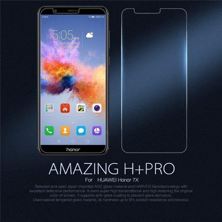 NILLKIN Amazing H+PRO Tempered Glass Screen Protector Anti-Explosion for Huawei Honor 7X
