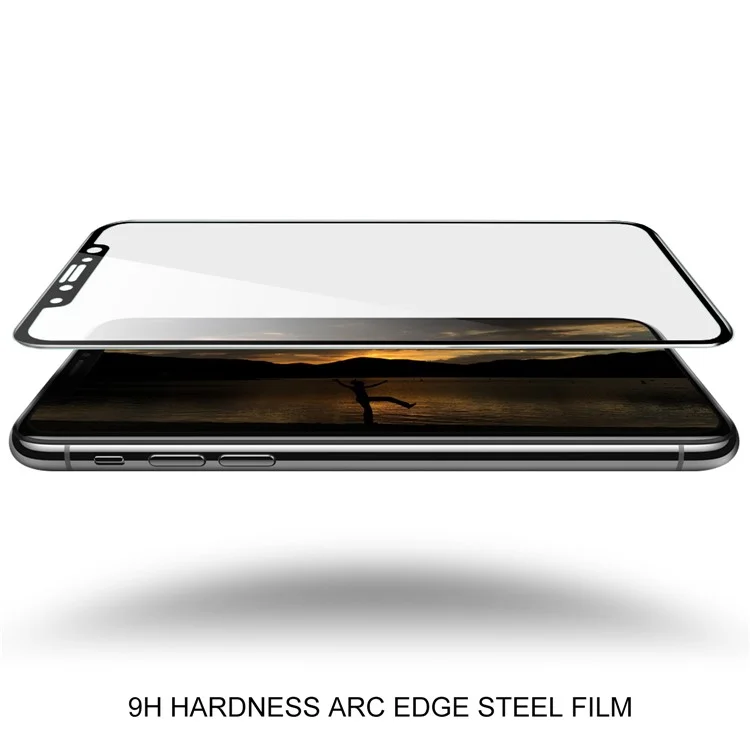 IVSO 3D 0.26mm 9H Full Covered Tempered Glass Screen Protector for iPhone X / 10 5.8 inch - Black