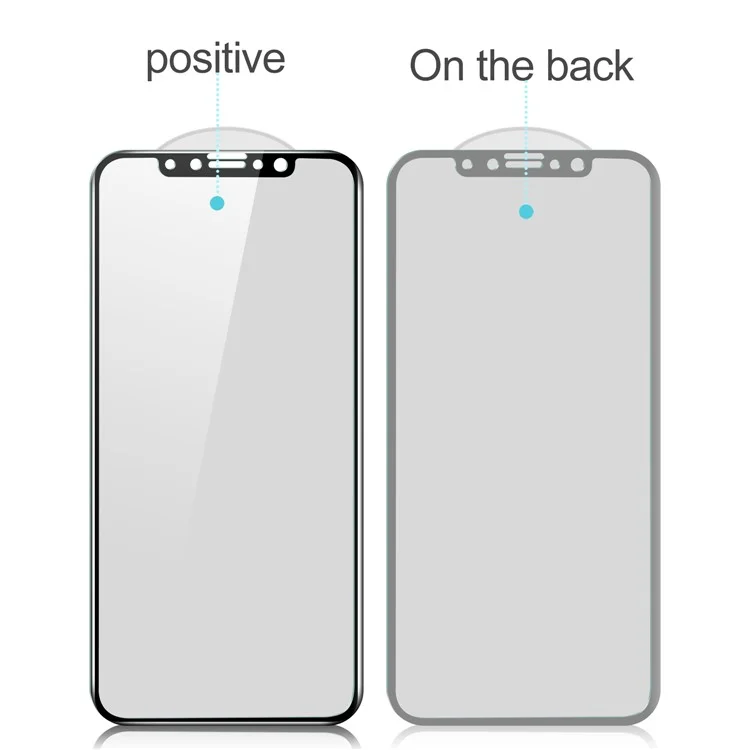IVSO 3D 0.26mm 9H Full Covered Tempered Glass Screen Protector for iPhone X / 10 5.8 inch - Black