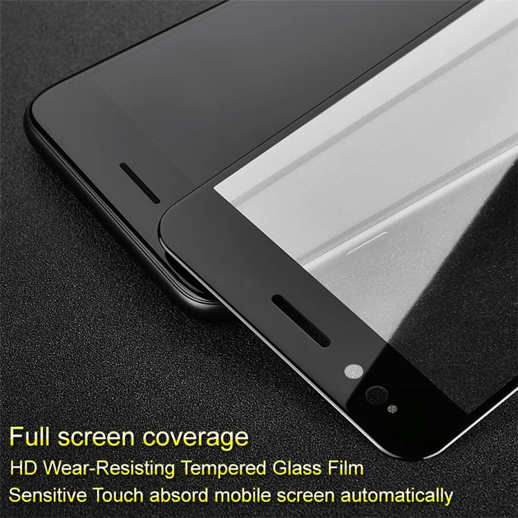 IMAK Pro+ Full Coverage Tempered Glass Screen Protector for Xiaomi Mi A1 / 5X - Black