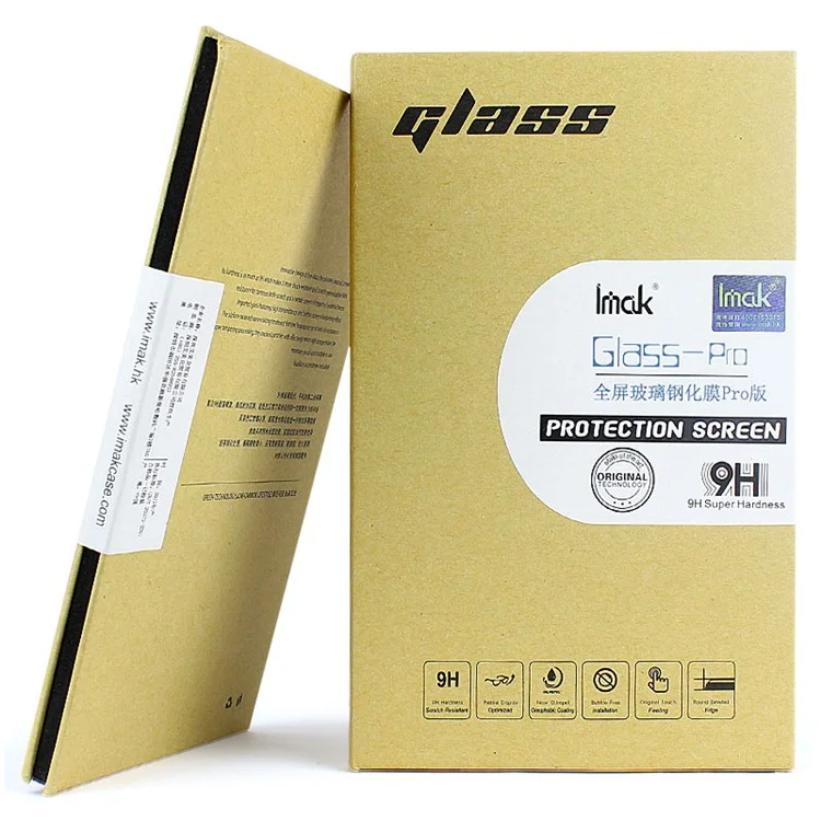 IMAK Pro+ Full Coverage Tempered Glass Screen Protector for Xiaomi Mi A1 / 5X - Black