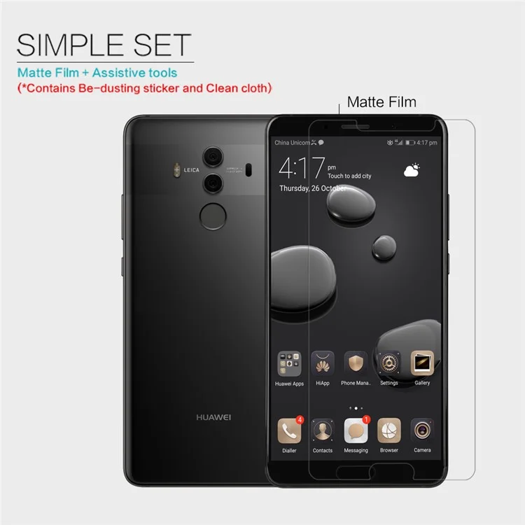 NILLKIN for Huawei Mate 10 Anti-scratch Matte LCD Screen Guard Film