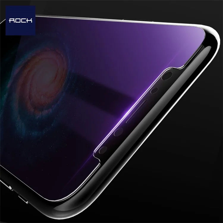 ROCK for iPhone X Untra Clear 2.5D 0.18mm Full Glue Tempered Glass Screen Protector